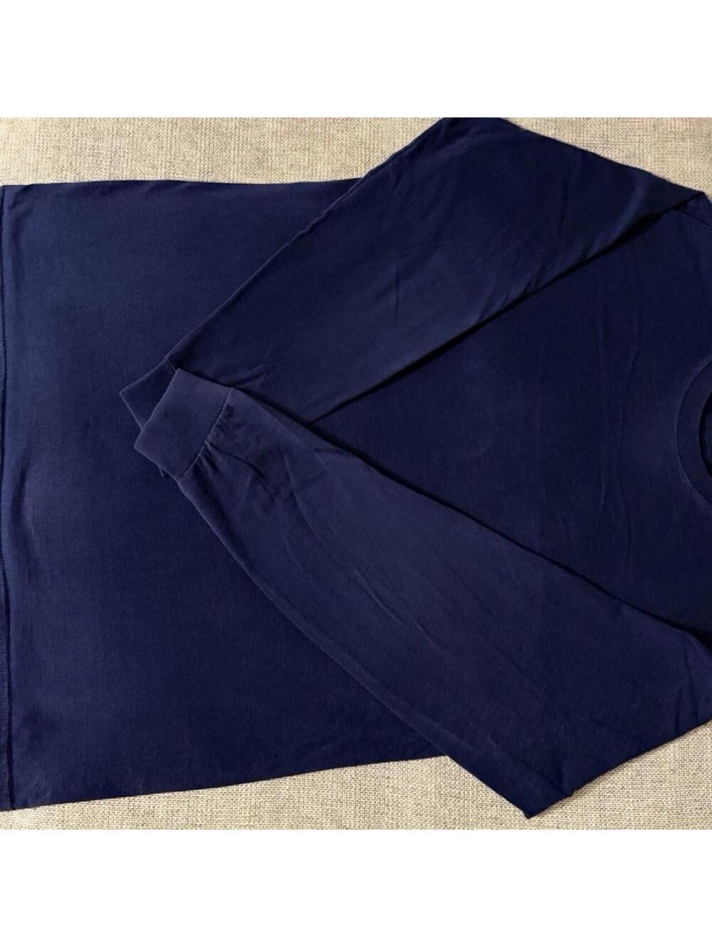 Fruit of the Loom Men's Navy and Blue Tshirt